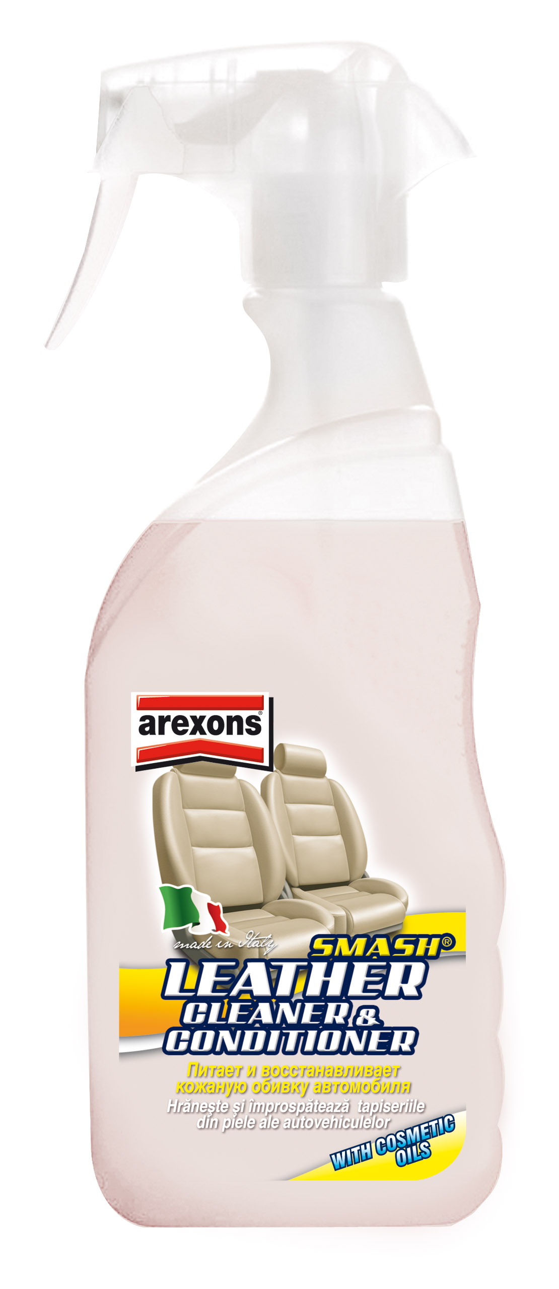 Очиститель кожи Leather Cleaner & Conditioner AREXONS (400 мл)