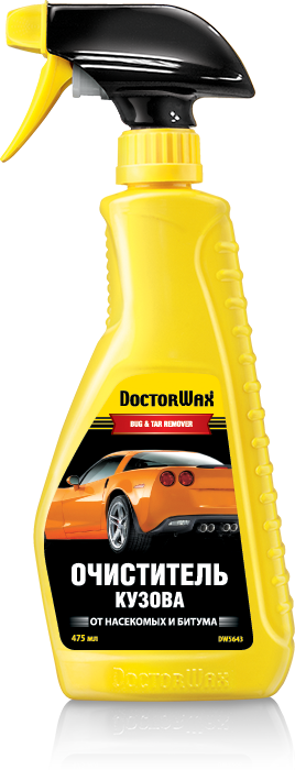 Очиститель от насекомых и гудрона Doctor Wax (475 мл)