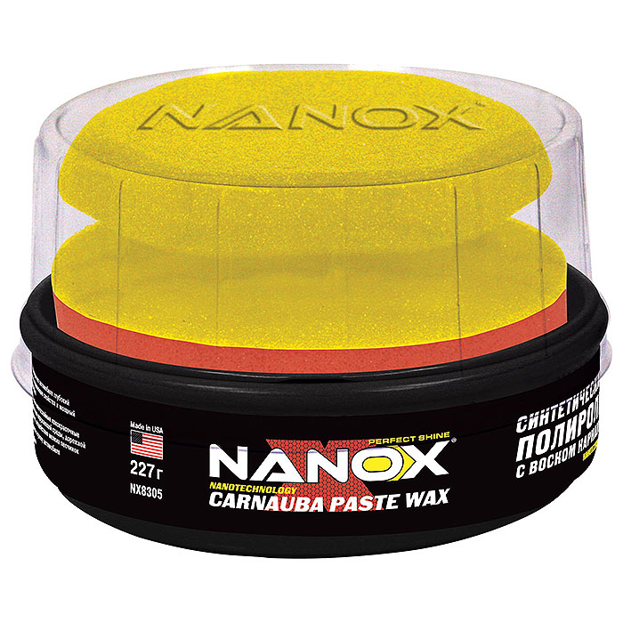 Синтетический полироль с воском карнауба NANOX (227 г)