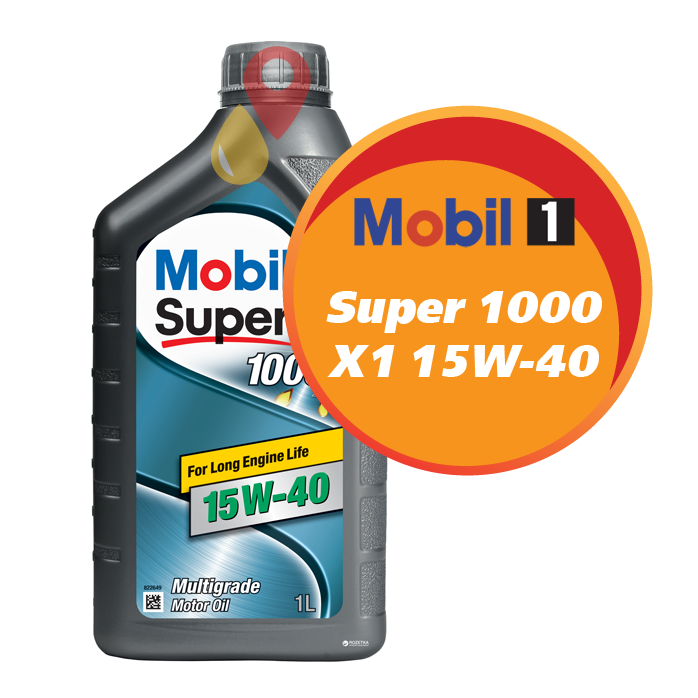 Mobil Super 1000 X1 15W-­40 (1 литр)