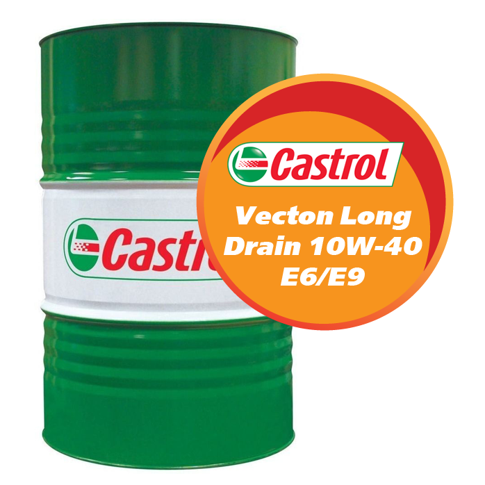 Castrol Vecton Long Drain 10W-40 Е6/Е9 (208 литров)