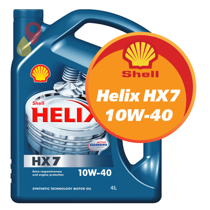 Shell Helix HX7 10W-40 (4 литра)