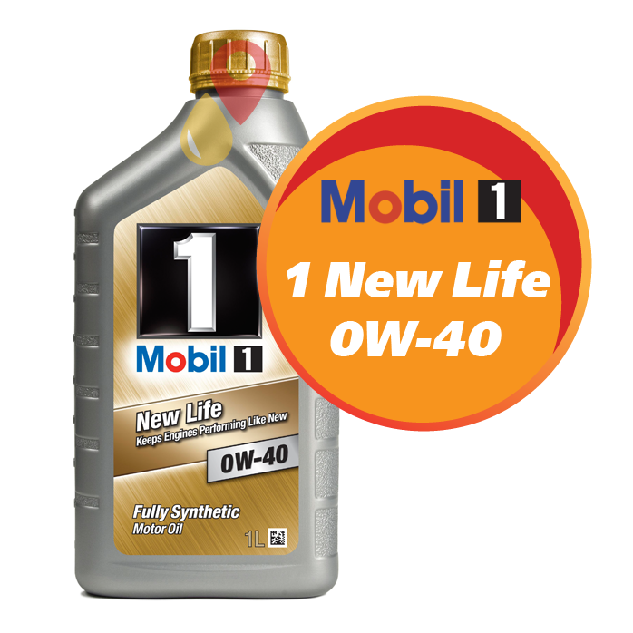 Mobil 1 New Life 0W-40 (1 литр)