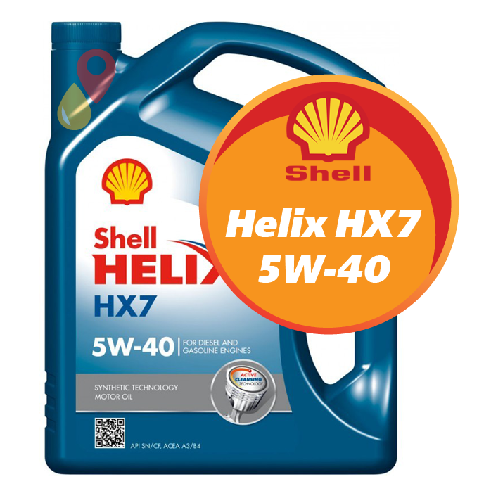 Shell Helix HX7 5W-40 (4 литра)