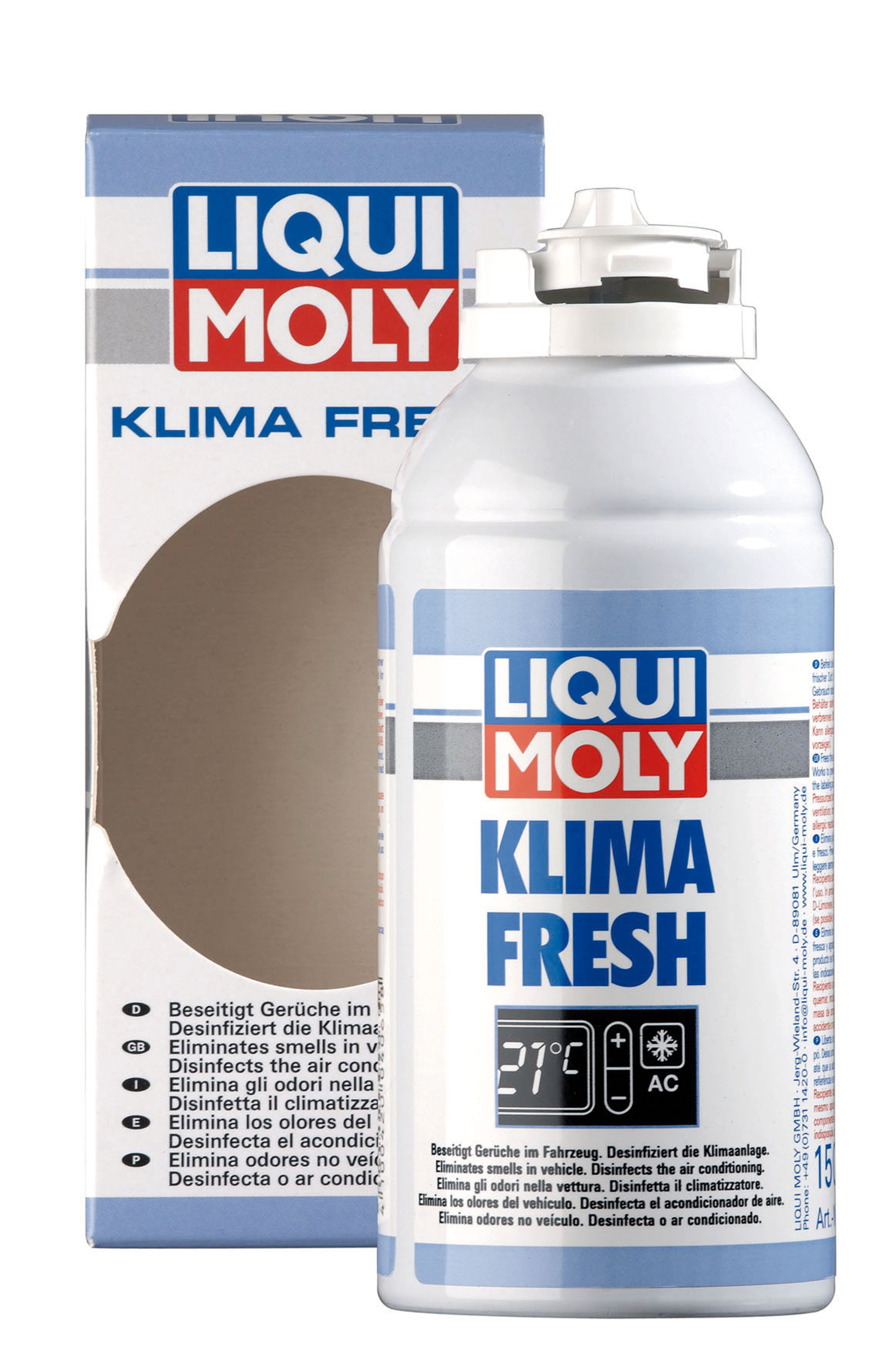 Освежитель кондиционера LIQUI MOLY Klima Fresh Plus (0,15 литра)